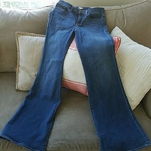 JCrew 28 high waisted bell bottom